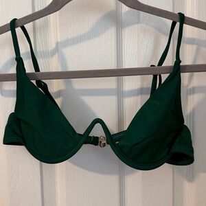 Cider Emerald Underwire Bikini Top